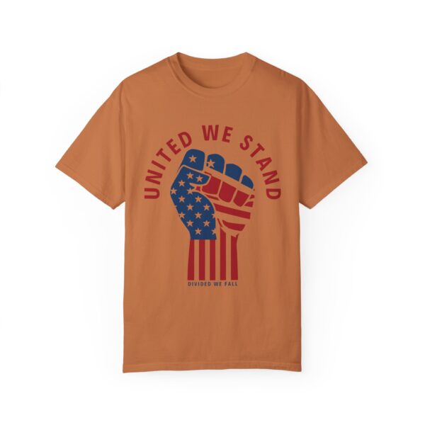 United We Stand USA Fist ✊ - Unisex Garment-Dyed T-shirt - Image 10