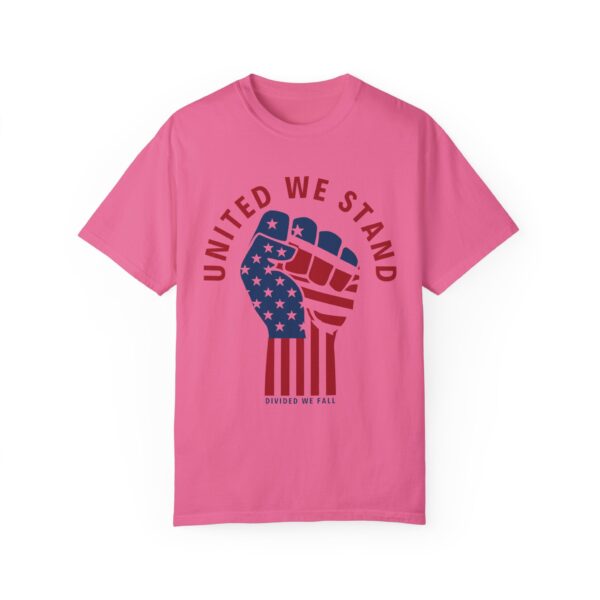 United We Stand USA Fist ✊ - Unisex Garment-Dyed T-shirt - Image 34