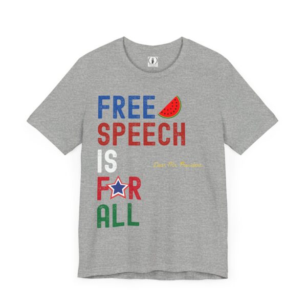 Free Speech For All 🍉- Unisex Short Sleeve T-shirt - Image 23