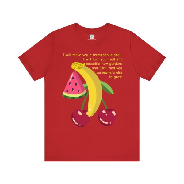 Fruitful Negotiations 🍌🍉 - Unisex Jersey Short Sleeve Tee - Image 36