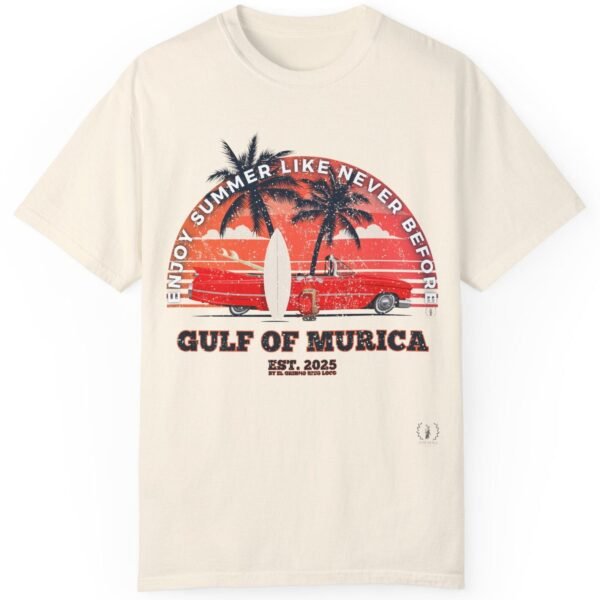 Gulf Of Murica EST. 2025 By El Gringo Rico Loco 🌊🦈🪸🦑 - Vintage Distressed Graphics Unisex T-shirt