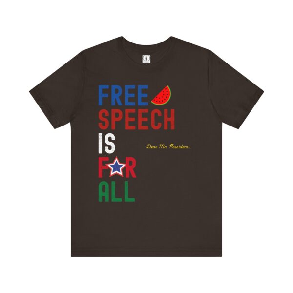 Free Speech For All 🍉- Unisex Short Sleeve T-shirt - Image 10