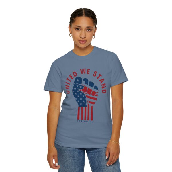 United We Stand USA Fist ✊ - Unisex Garment-Dyed T-shirt - Image 27