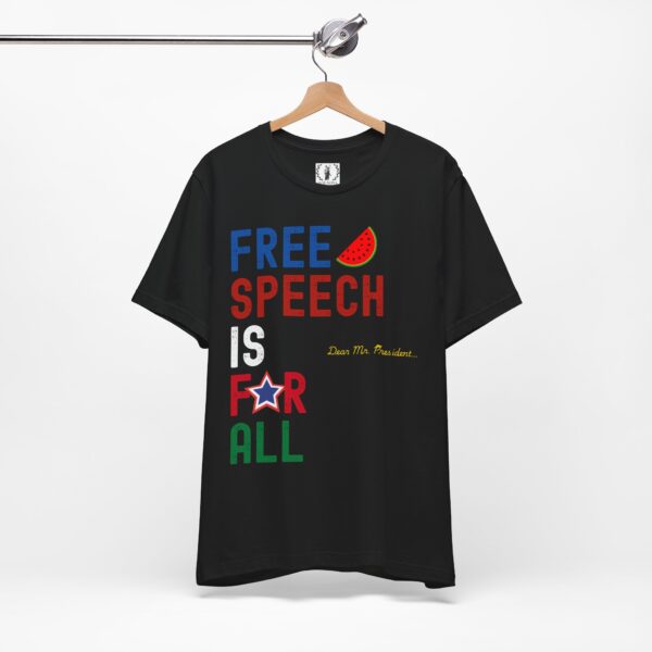 Free Speech For All 🍉- Unisex Short Sleeve T-shirt - Image 5