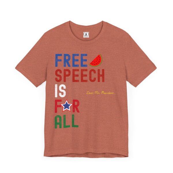 Free Speech For All 🍉- Unisex Short Sleeve T-shirt - Image 32