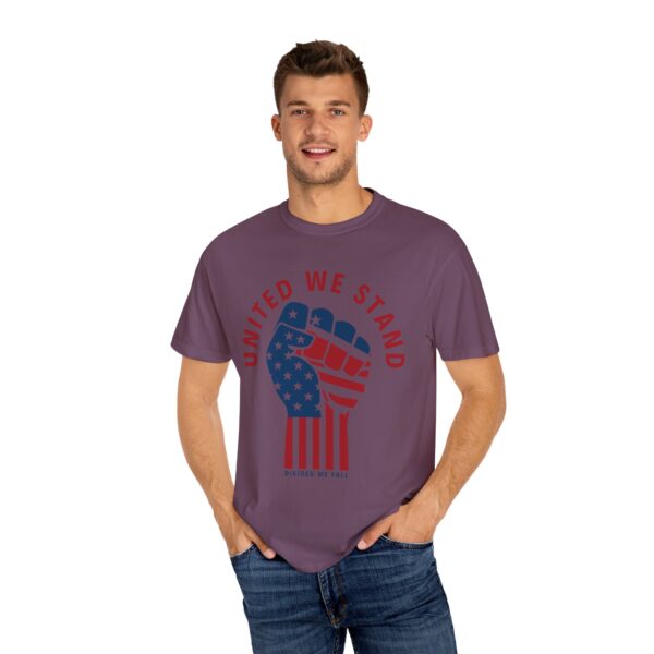 United We Stand USA Fist ✊ - Unisex Garment-Dyed T-shirt - Image 38