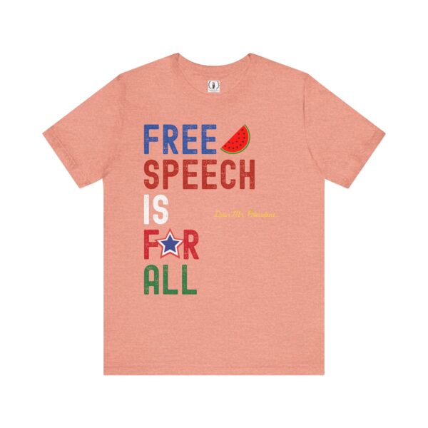 Free Speech For All 🍉- Unisex Short Sleeve T-shirt - Image 34