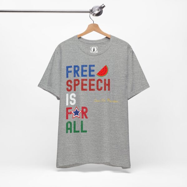 Free Speech For All 🍉- Unisex Short Sleeve T-shirt - Image 24