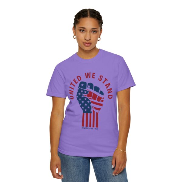 United We Stand USA Fist ✊ - Unisex Garment-Dyed T-shirt - Image 33