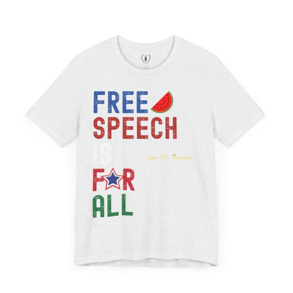 Free Speech For All 🍉- Unisex Short Sleeve T-shirt - Image 7