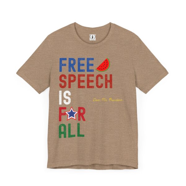 Free Speech For All 🍉- Unisex Short Sleeve T-shirt - Image 38