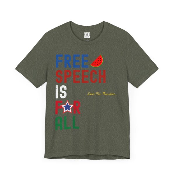 Free Speech For All 🍉- Unisex Short Sleeve T-shirt - Image 17