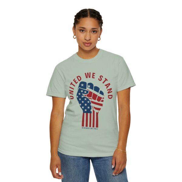 United We Stand USA Fist ✊ - Unisex Garment-Dyed T-shirt - Image 21