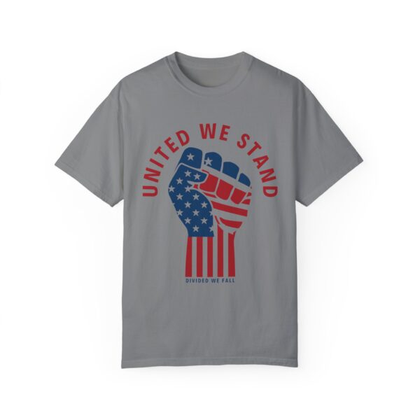 United We Stand USA Fist ✊ - Unisex Garment-Dyed T-shirt - Image 16