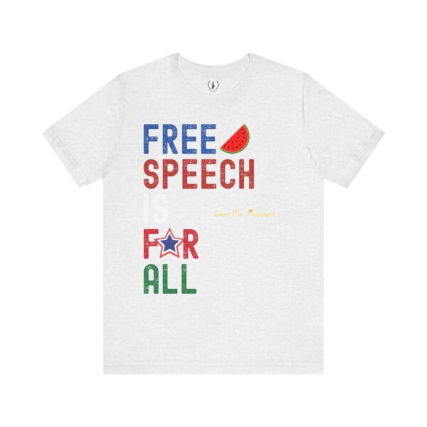 Free Speech For All 🍉- Unisex Short Sleeve T-shirt - Image 6