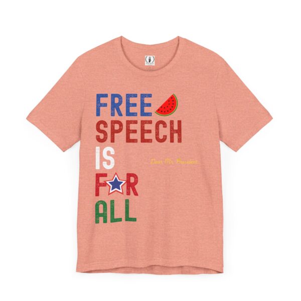 Free Speech For All 🍉- Unisex Short Sleeve T-shirt - Image 35