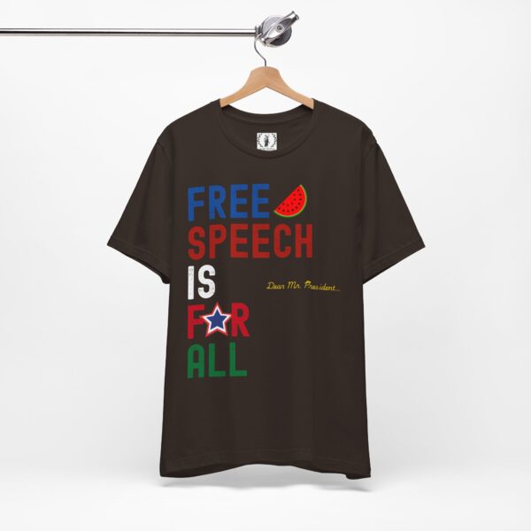 Free Speech For All 🍉- Unisex Short Sleeve T-shirt - Image 12