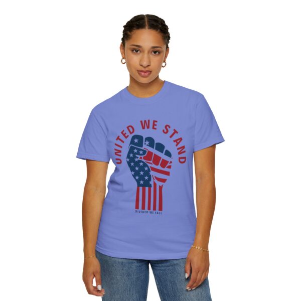 United We Stand USA Fist ✊ - Unisex Garment-Dyed T-shirt - Image 45