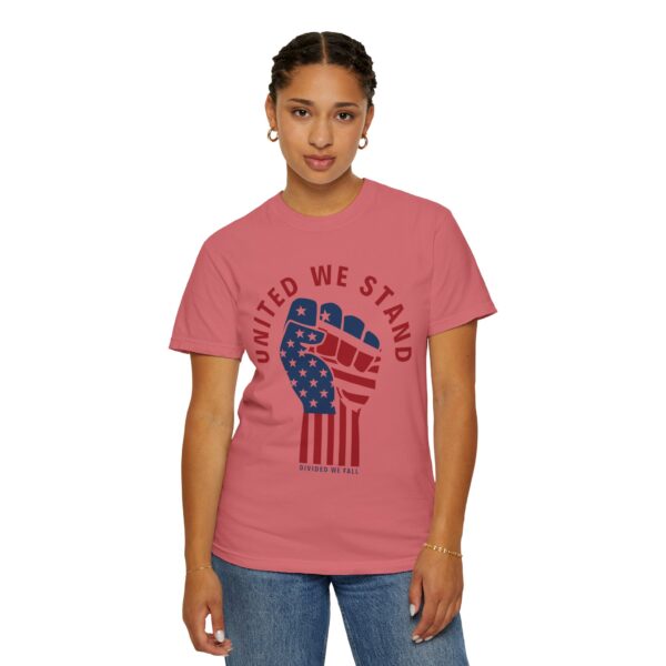 United We Stand USA Fist ✊ - Unisex Garment-Dyed T-shirt - Image 42