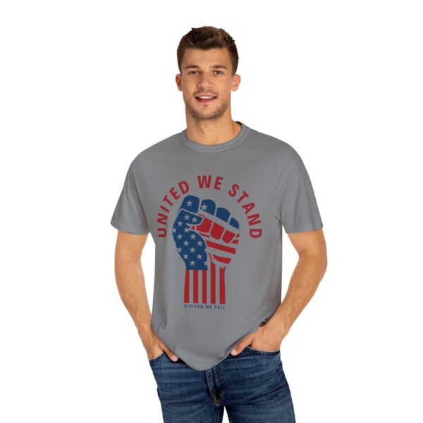 United We Stand USA Fist ✊ - Unisex Garment-Dyed T-shirt - Image 17