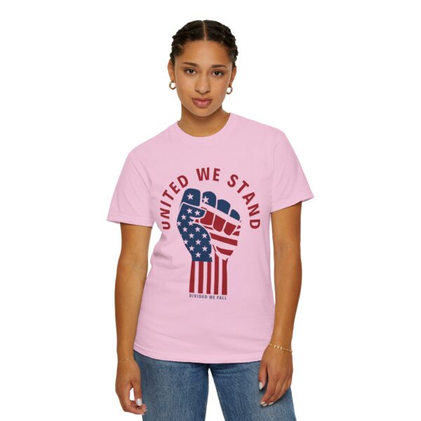 United We Stand USA Fist ✊ - Unisex Garment-Dyed T-shirt - Image 48