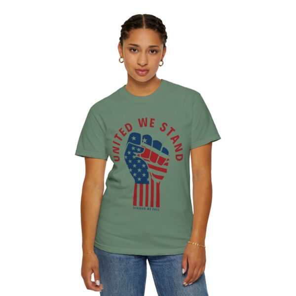 United We Stand USA Fist ✊ - Unisex Garment-Dyed T-shirt - Image 24