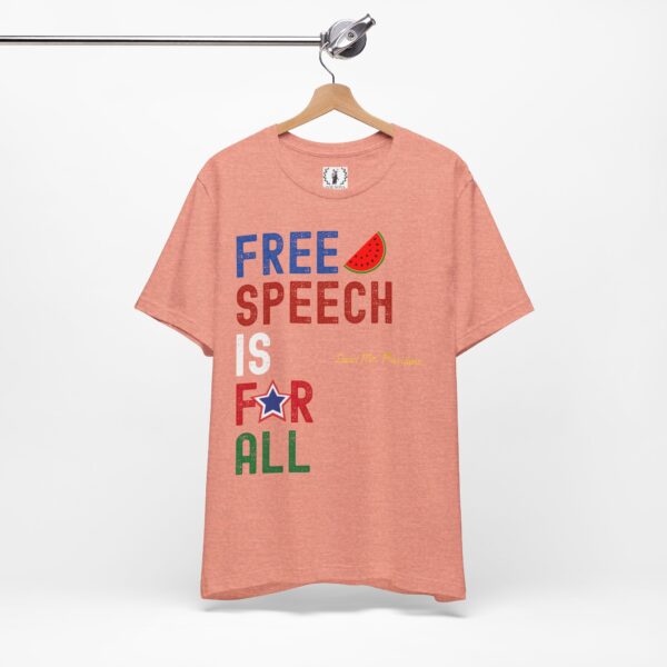 Free Speech For All 🍉- Unisex Short Sleeve T-shirt - Image 36