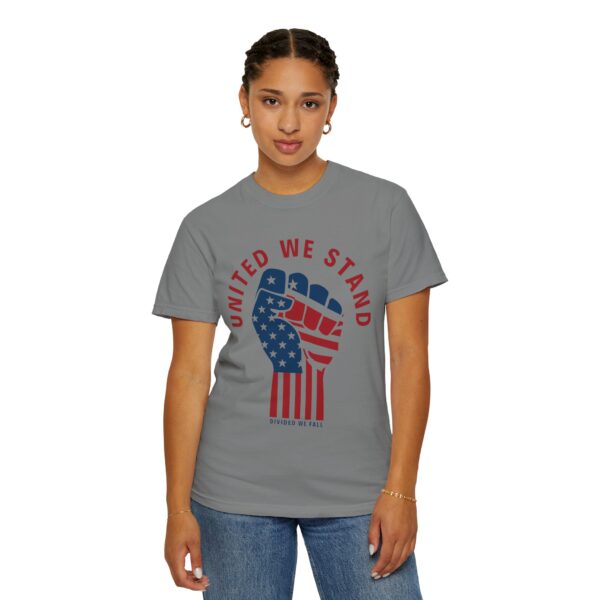 United We Stand USA Fist ✊ - Unisex Garment-Dyed T-shirt - Image 18