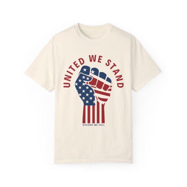 United We Stand USA Fist ✊ - Unisex Garment-Dyed T-shirt