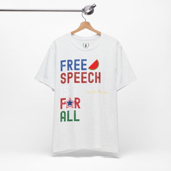 Free Speech For All 🍉- Unisex Short Sleeve T-shirt - Image 8