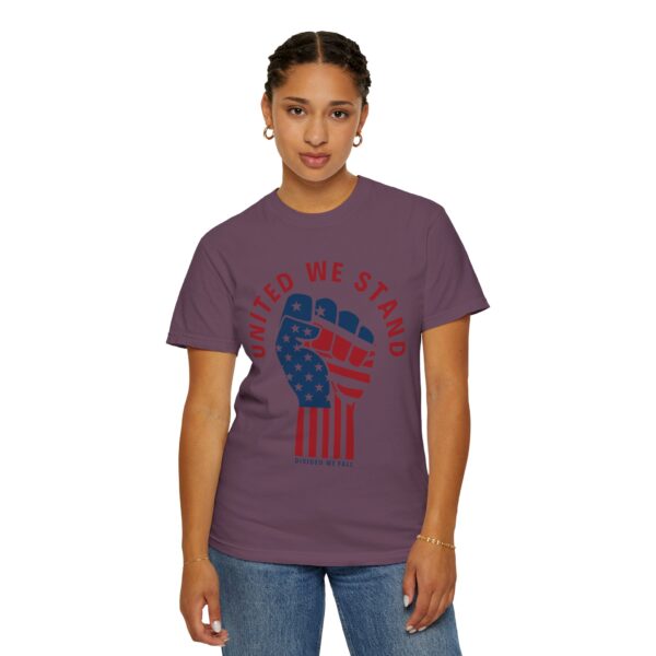 United We Stand USA Fist ✊ - Unisex Garment-Dyed T-shirt - Image 39