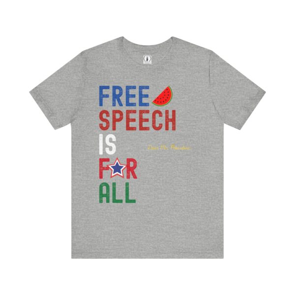 Free Speech For All 🍉- Unisex Short Sleeve T-shirt - Image 22