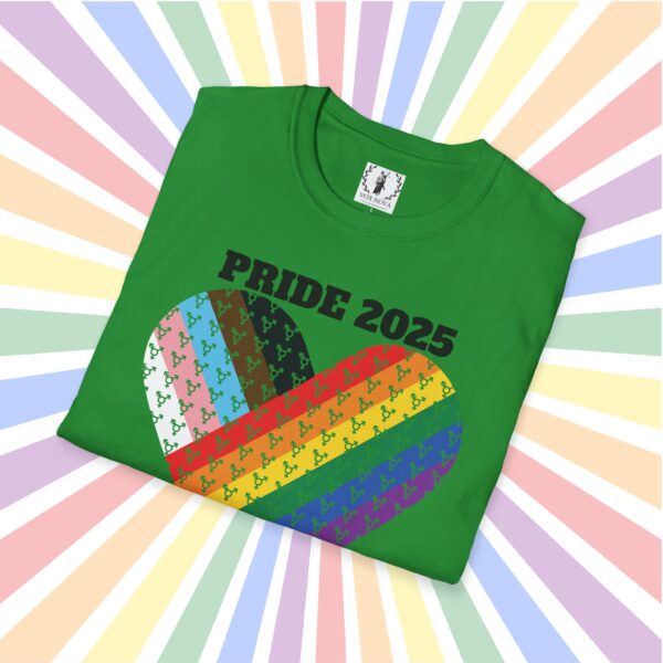Progress Pride 2025 Heart Flag Inclusive Premium Tee 🏳️‍🌈❤️‍🔥- Heart Transgender & LGBTQ+ & Marginalized With trans-male-female sign Unisex Softstyle T-Shirt - Image 17