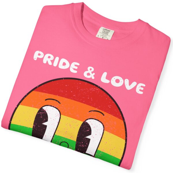 Kissy Face Pride & Love 💖🌈 Premium Unisex T-Shirt! 😘✨ Distressed look and Feel - Unisex Garment-Dyed T-shirt Comfort Colors 1717 - Image 24