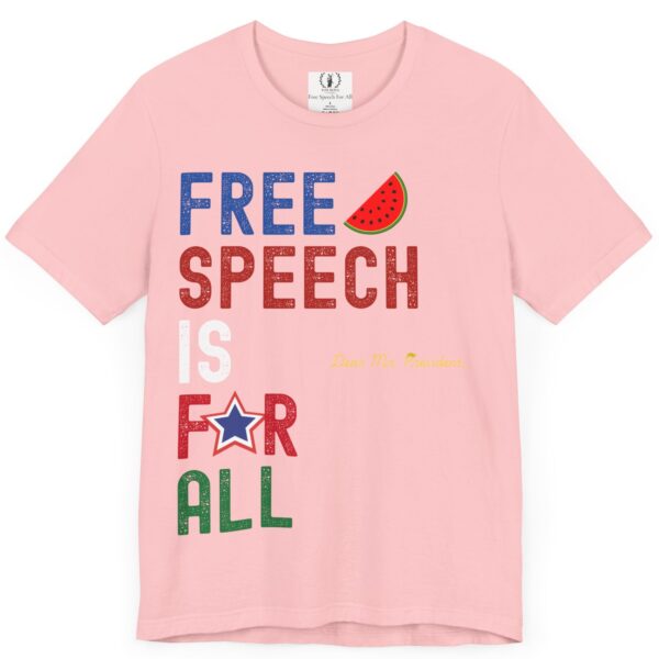 Dear Mr. President, Free Speech Is For All 🍉- Unisex Jersey Bella+Canvas 3001 Short Sleeve Tee - Image 8