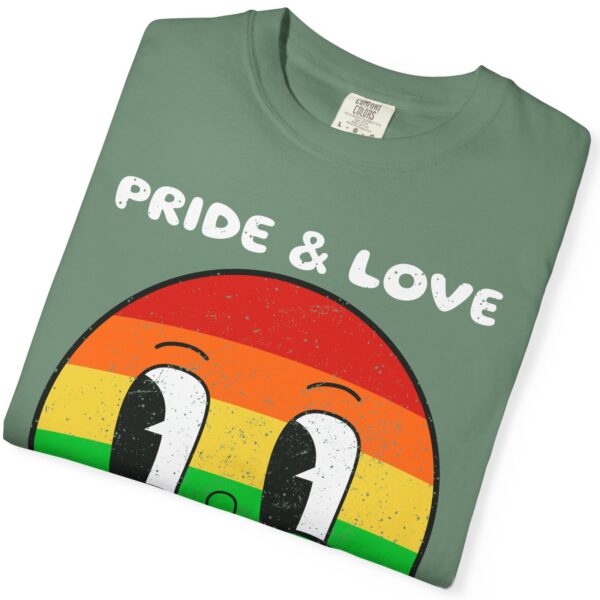 Kissy Face Pride & Love 💖🌈 Premium Unisex T-Shirt! 😘✨ Distressed look and Feel - Unisex Garment-Dyed T-shirt Comfort Colors 1717 - Image 13