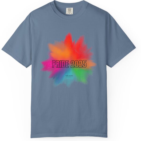 Pride Rainbow Explosion LGBTQ+ Tee - Premium Distressed Vintage Look T-Shirt 🌈 🏳️‍🌈- Unisex Garment-Dyed T-shirt - Image 12