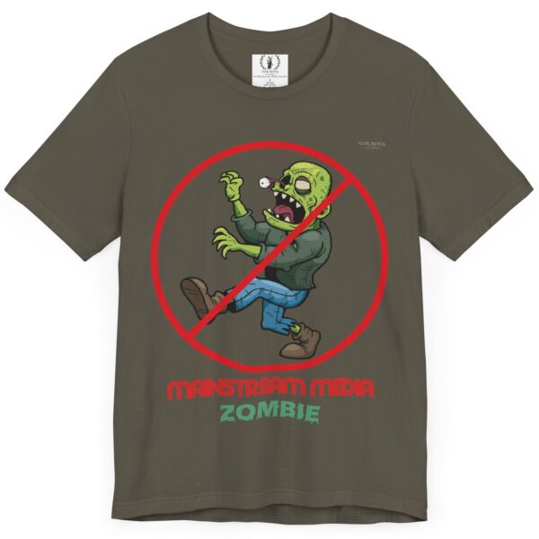 No Mainstream Media Zombie 🧟‍♀️🧟‍♂️ - Activist Unisex Tee - Image 8