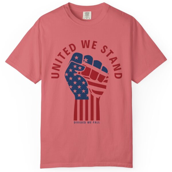 United We Stand USA Fist ✊ - Unisex Garment-Dyed T-shirt - Image 13
