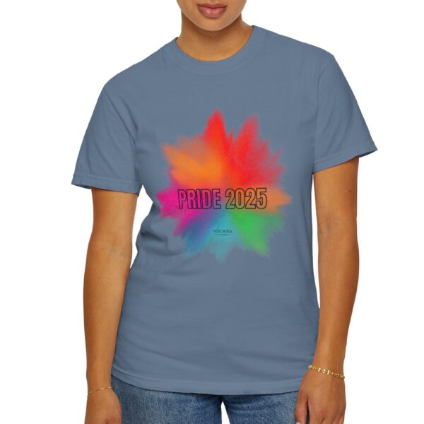 Pride Rainbow Explosion LGBTQ+ Tee - Premium Distressed Vintage Look T-Shirt 🌈 🏳️‍🌈- Unisex Garment-Dyed T-shirt - Image 13