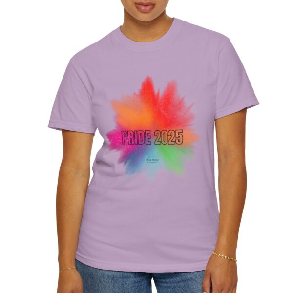 Pride Rainbow Explosion LGBTQ+ Tee - Premium Distressed Vintage Look T-Shirt 🌈 🏳️‍🌈- Unisex Garment-Dyed T-shirt - Image 15