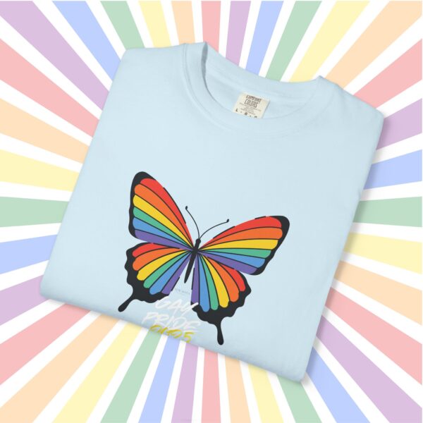 Rainbow Butterfly Gay Pride 2025 Premium Tee 🦋🏳️‍🌈✨ Unisex Garment-Dyed T-shirt Printed On Super Soft Comfort Colors 1717 Tee - Image 12