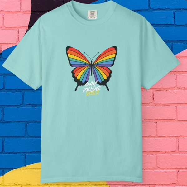 Rainbow Butterfly Gay Pride 2025 Premium Tee 🦋🏳️‍🌈✨ Unisex Garment-Dyed T-shirt Printed On Super Soft Comfort Colors 1717 Tee - Image 6