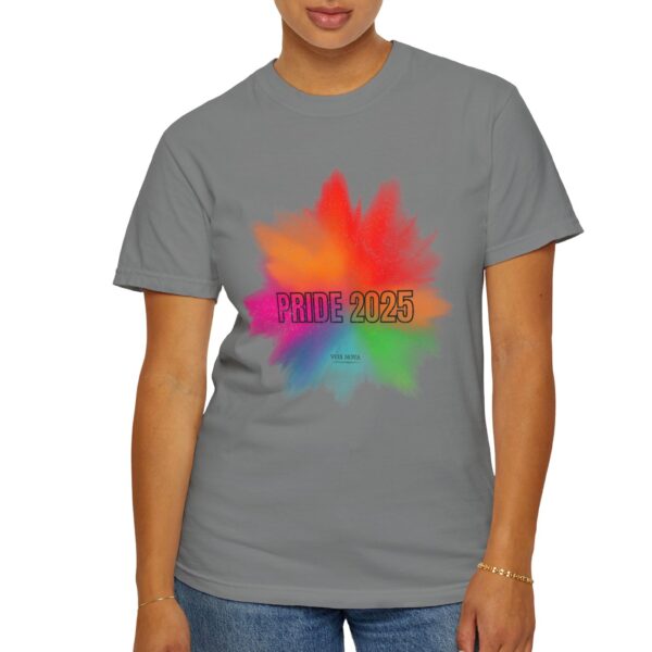 Pride Rainbow Explosion LGBTQ+ Tee - Premium Distressed Vintage Look T-Shirt 🌈 🏳️‍🌈- Unisex Garment-Dyed T-shirt - Image 21