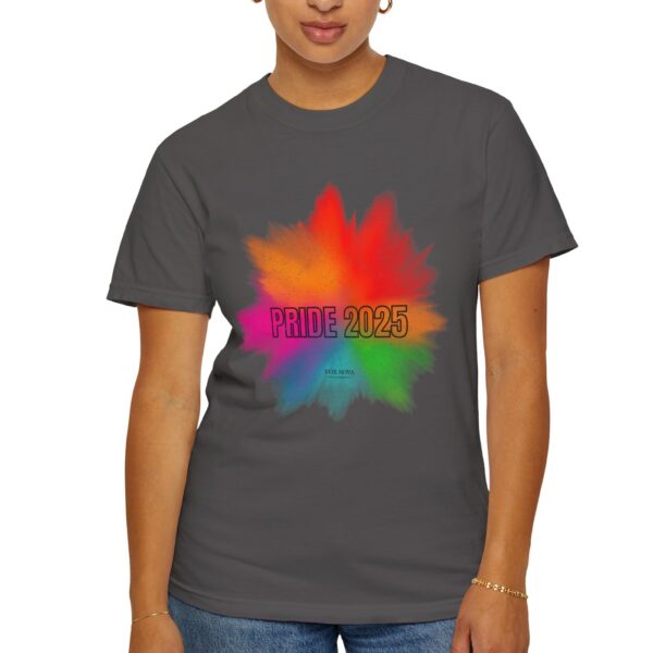 Pride Rainbow Explosion LGBTQ+ Tee - Premium Distressed Vintage Look T-Shirt 🌈 🏳️‍🌈- Unisex Garment-Dyed T-shirt - Image 23