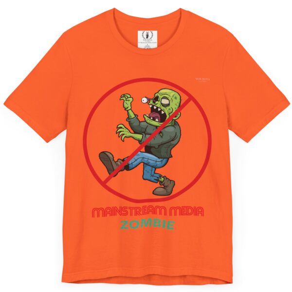No Mainstream Media Zombie 🧟‍♀️🧟‍♂️ - Activist Unisex Tee - Image 5