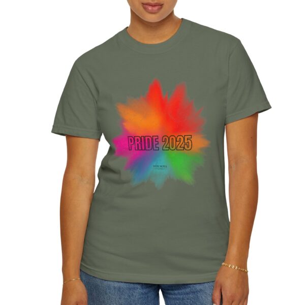 Pride Rainbow Explosion LGBTQ+ Tee - Premium Distressed Vintage Look T-Shirt 🌈 🏳️‍🌈- Unisex Garment-Dyed T-shirt - Image 9