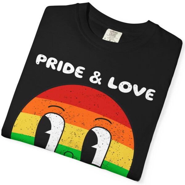 Kissy Face Pride & Love 💖🌈 Premium Unisex T-Shirt! 😘✨ Distressed look and Feel - Unisex Garment-Dyed T-shirt Comfort Colors 1717 - Image 20