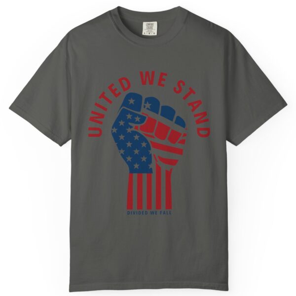 United We Stand USA Fist ✊ - Unisex Garment-Dyed T-shirt - Image 6