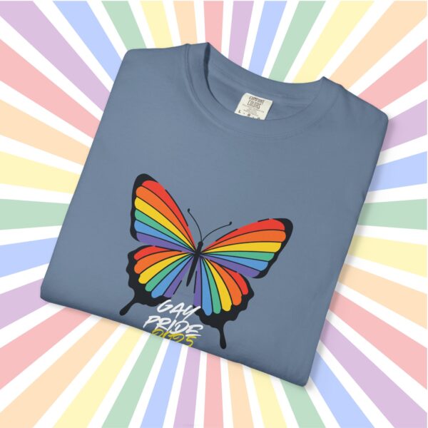 Rainbow Butterfly Gay Pride 2025 Premium Tee 🦋🏳️‍🌈✨ Unisex Garment-Dyed T-shirt Printed On Super Soft Comfort Colors 1717 Tee - Image 17